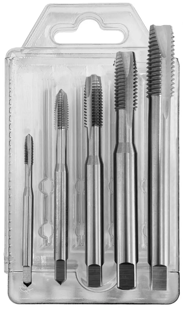 Sada strojních závitníků CZZ102;CZZ105 M4 - M12 HSS 2N přímá drážka s lamačem třísek PN8/1371(DIN371);PN8/1376(DIN376)