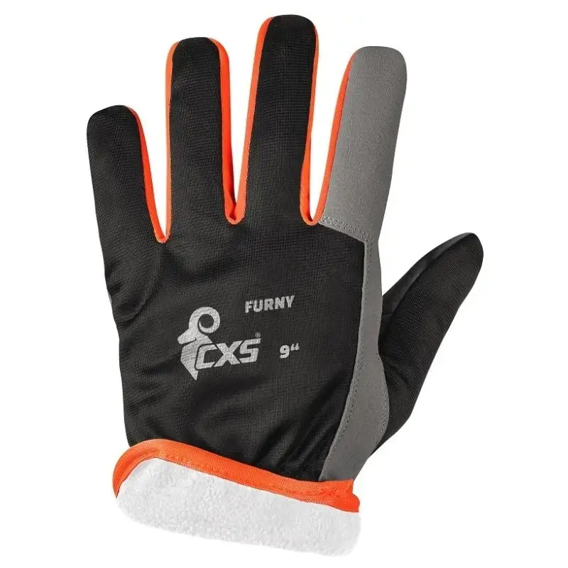 Rukavice CXS FURNY W, černo-oranžová, vel. 10 b1/12/120