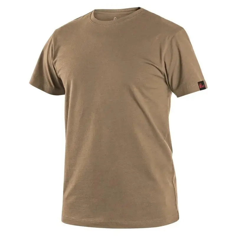Tričko CXS NOLAN, krátký rukáv, béžové, vel. 2XL b1/60