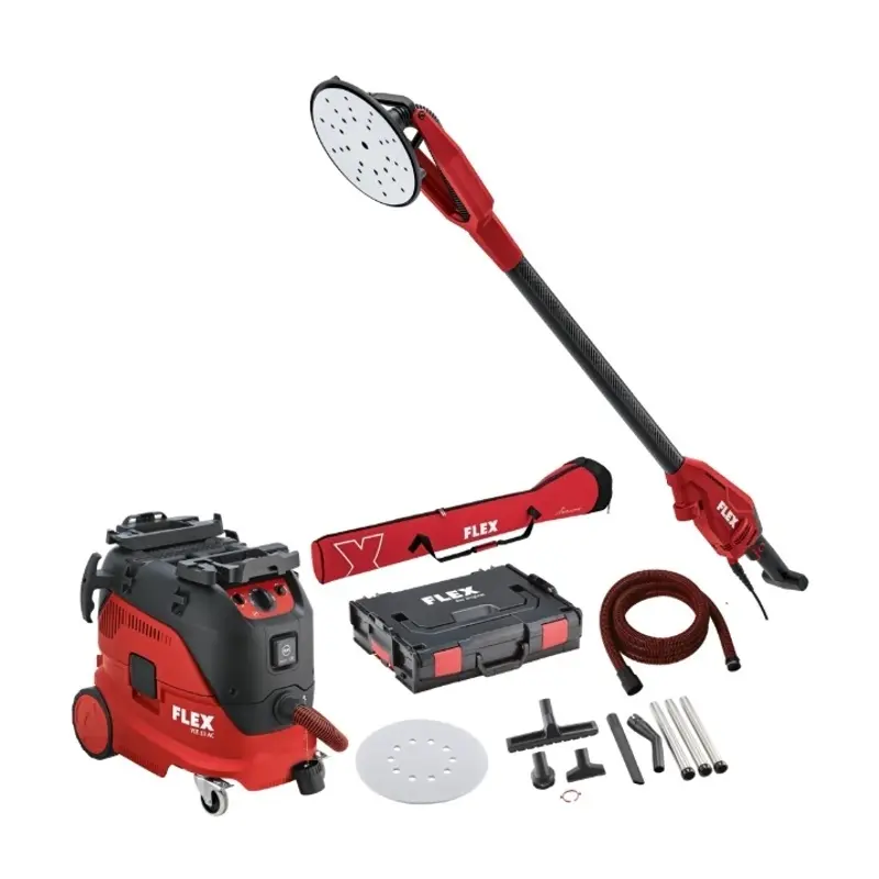 GE 6 X-EC Bruska na stěny + VCE 33 M AC Set vysavač + brusivo