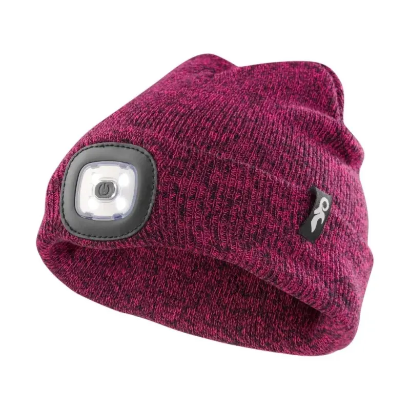 Čepice CXS Tynan s LED světlem, růžová, vel. XS b1/120