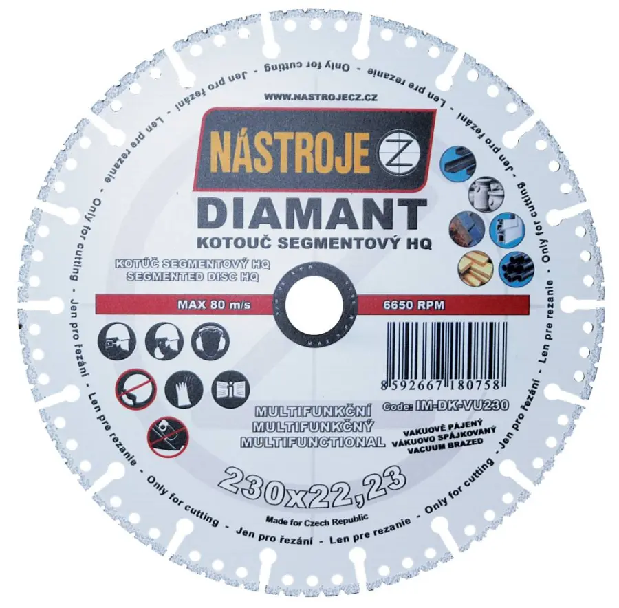 Limitované edice - bruska L 2270 230 + 3 kusů nejlepších diamantových kotoučů