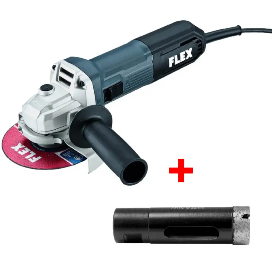 Limitované edice - bruska L 1070 125 + 3 kusy diamantových korunek 6, 8, 10mm