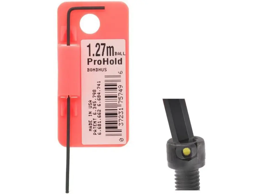 L-klíč ProHold 6HR s kuličkou 1.27mm, na kartě
