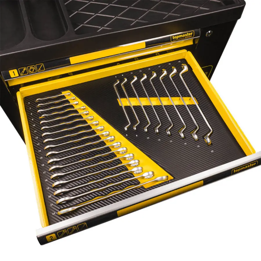 Vozík s nářadím 182 ks 7 zásuvek TMP