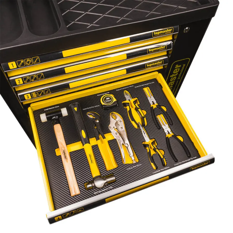 Vozík s nářadím 182 ks 7 zásuvek TMP