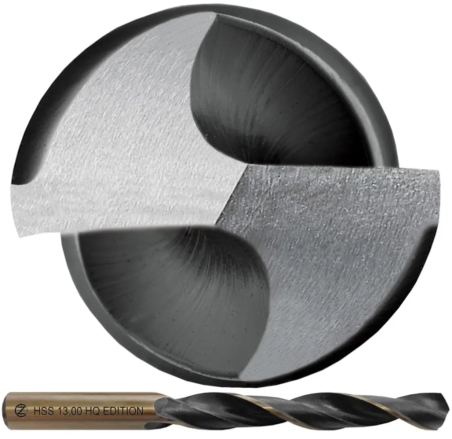 Sada vrtáků 19-dílná 1,00-10,00x0,5mm ČSN 221121RNHSS Pasivované/Bronzované, kovová krabička