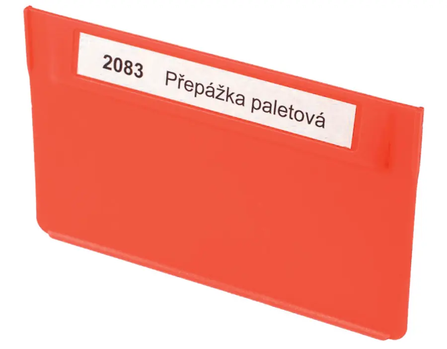 Přepážka paletová červená