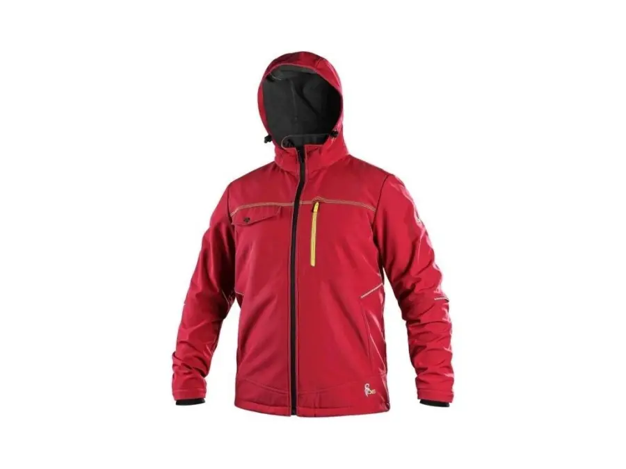 Bunda CXS STRETCH, pánská, softshell, červená, vel. 3XL b1/10