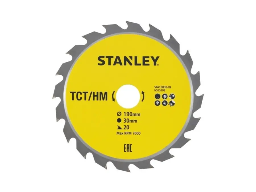 Pilový kotouč TCT/HM pro podélné řezy Ø 190 x 30 mm, 20 zubů