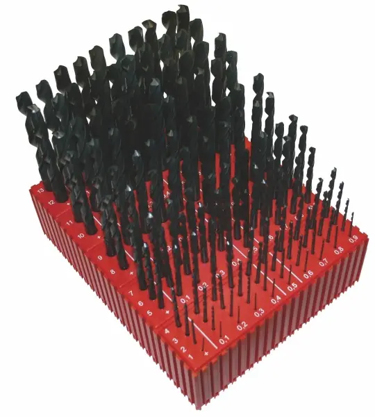 Bruska na vrtáky BV26 rozsah 11-26mm, 230V, 0,5A, 90W + Bruska na vrtáky BV13 rozsah 2-13mm, 230V, 0,25A, 45W + Sada vrtáků 130 dílů MODUL 1,00-13,90x0,1mm ČSN