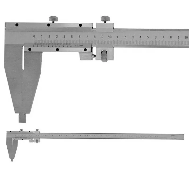 Měřítko posuvné analogové 0-600mm/0,02mm délka čelistí 100mm