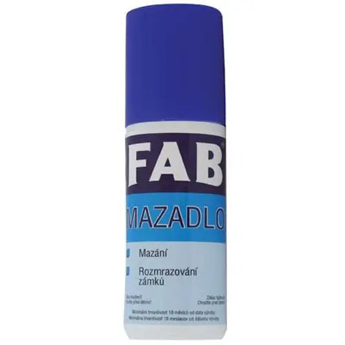 Mazadlo FAB PLUS 125ml, k mazání a rozmrazování zámků b20-S