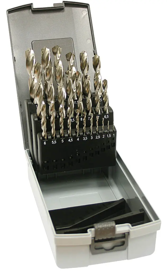 Sada vrtáků 25-dílná, 1,00-13,00x0,5mm S338RCZ002HSS, plastová krabička
