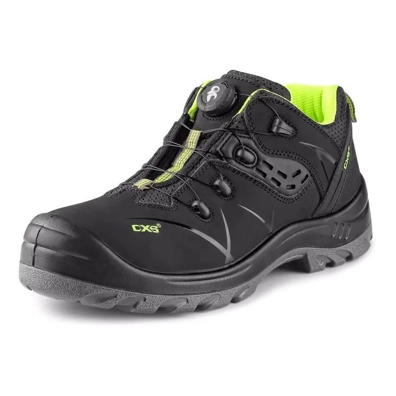 Obuv polobotka CXS Universe Cloud S3S, černo-zelená, vel.38 - novinka b1/10