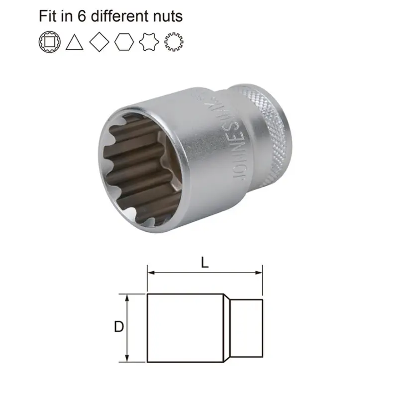 Hlavice nástrčná 1/2