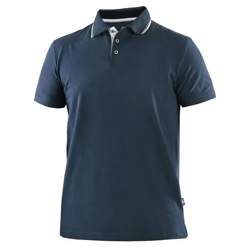 Polokošile CXS HENRY, pánské, krátký rukáv, modro-bílá, vel. L b1/60