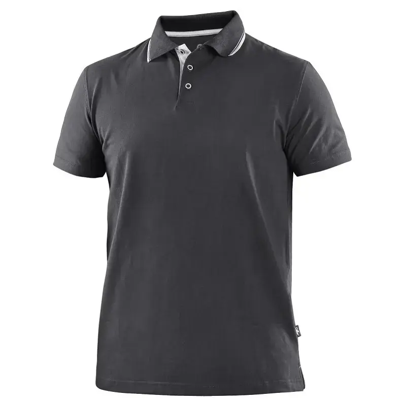 Polokošile CXS HENRY, pánské, krátký rukáv, antracitovo-bílá, vel. XL b1/60