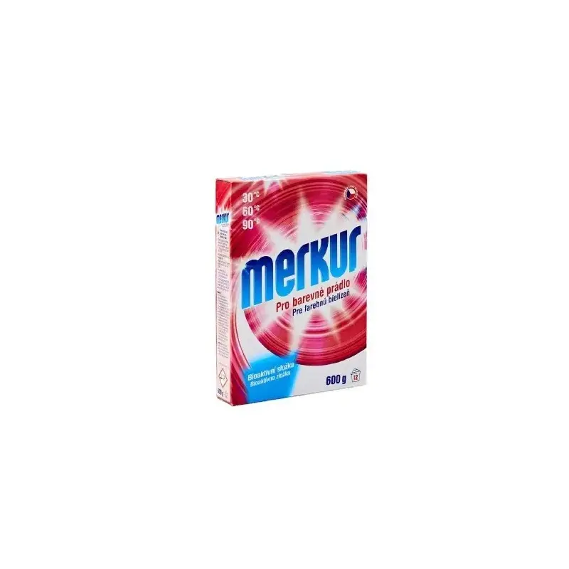 Prací prášek MERKUR 600g, pro barevné prádlo b1/22