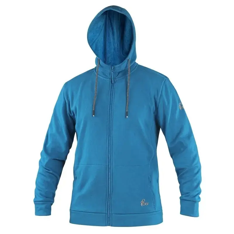 Mikina CXS HARRISON, pánská, středně modrá, vel. 2XL