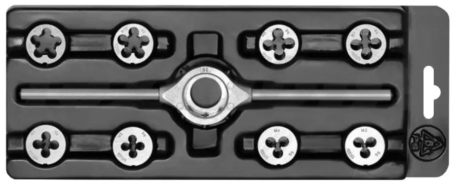 kazeta MINI-1 HSS M3-M12 závitové čelisti; vratidlo