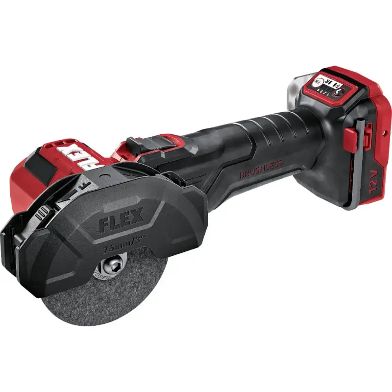 LBE 76 12-EC Aku-úhlová minibruska 12 V, 76 mm