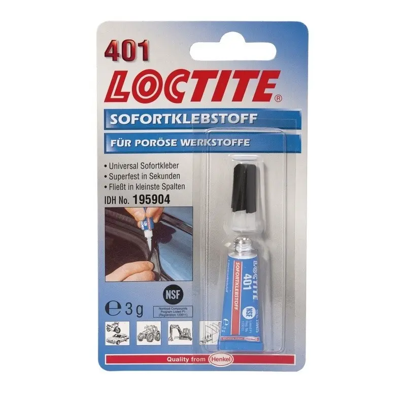 Loctite 401 BC3G - Vteřinová lepidla