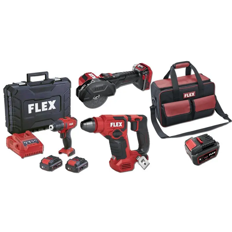 FlexPack 12V Plus : 532274 DD 2G 12-LDBC/2,5 + 531717 LBE 76 12-EC C + 534402 FB S 410/200 + 531690 AP 12/5,0 + 531709 FHE 1-16 12-EC C