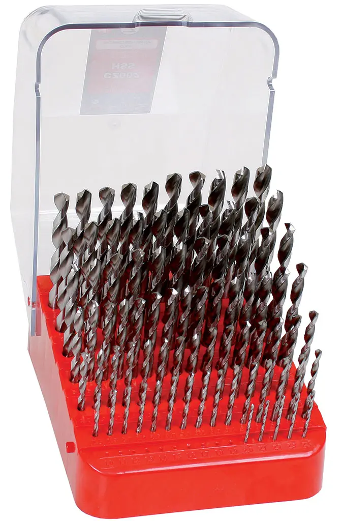 Bruska na vrtáky BV26 Max rozsah 8-32mm, 230V, 0,5A, 90W + Bruska na vrtáky BV13 rozsah 2-13mm, 230V, 0,25A, 45W + Sada vrtáků 91-dílná, 1,00-10,00x0,1mm S338RC