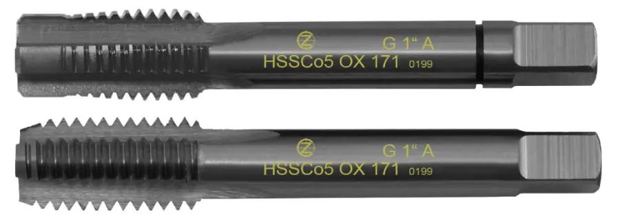 Závitníky sadové G HSSCo5 OX VA A DIN 5157