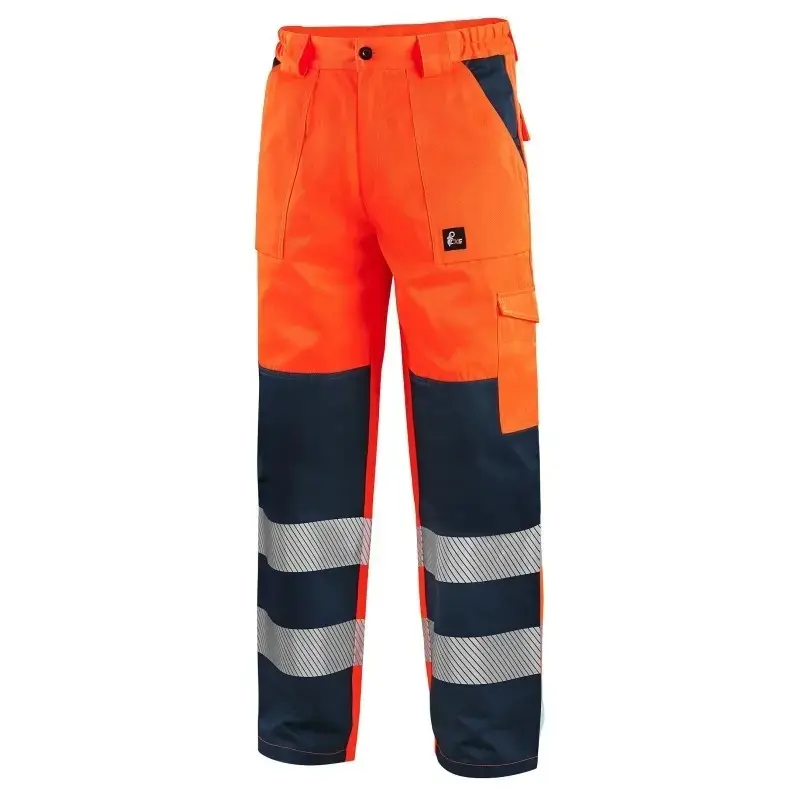 Kalhoty CXS NORWICH, 170-176cm, pánské, výstražné, oranžovo-modré