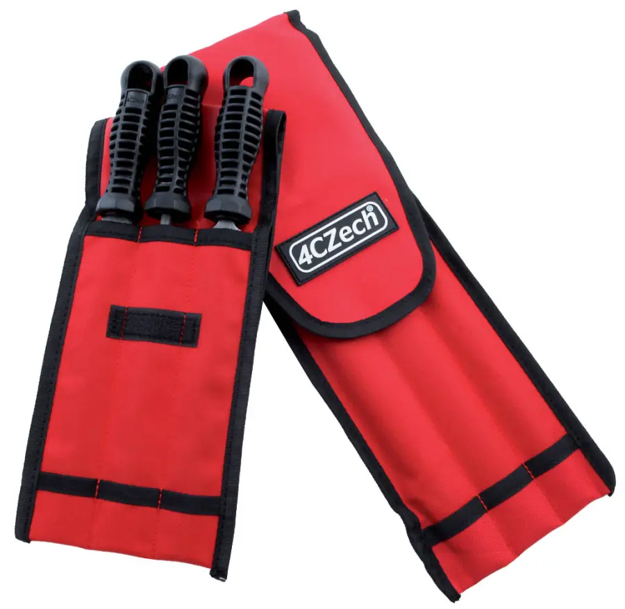 Sada pilníků dílenských třídílná 250/2 v textilním obalu