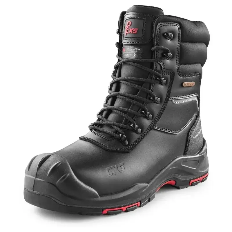 Obuv poloholeňová CXS ROCK DURON S7S, černo-červená, vel. 48 b1/10