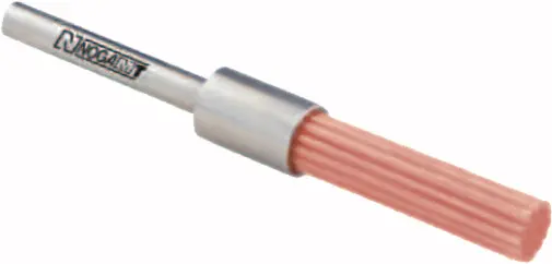 Kartáč koncový pro odjehlení Ø 5,0 mm - zrno 200 (růžový - pro kalené oceli)