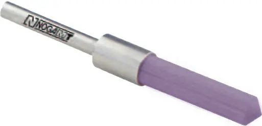 Kartáč koncový úhlový pro odjehlení Ø 5,0 mm - zrno 6000 (světle fialový - pro pryskyřice a kompozitní materiály)