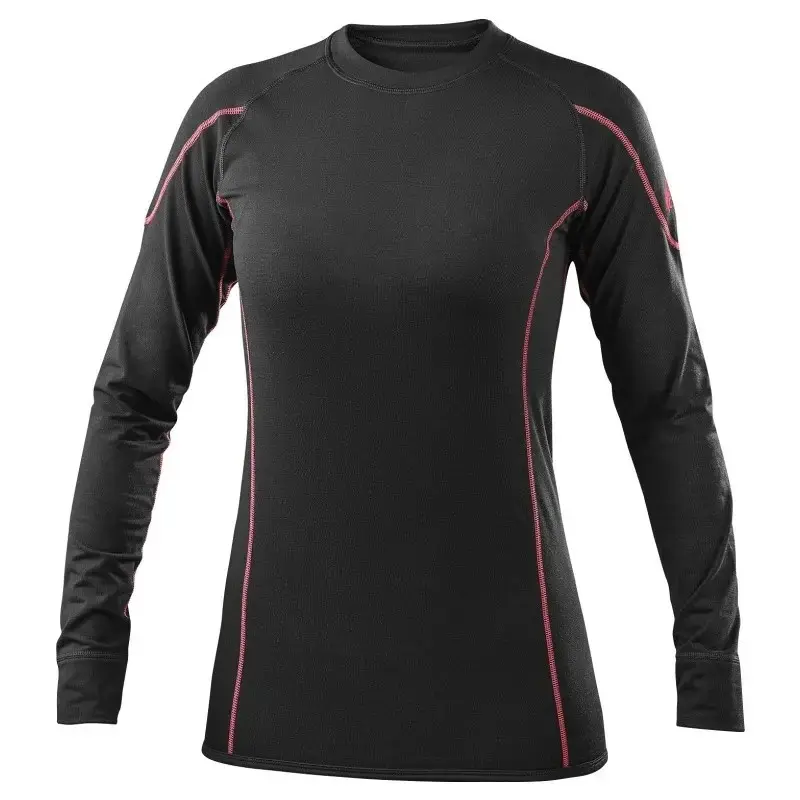 Tričko CXS REWARD, funkční, dlouhý rukáv, dámské, černo-korálové, vel. 2XL