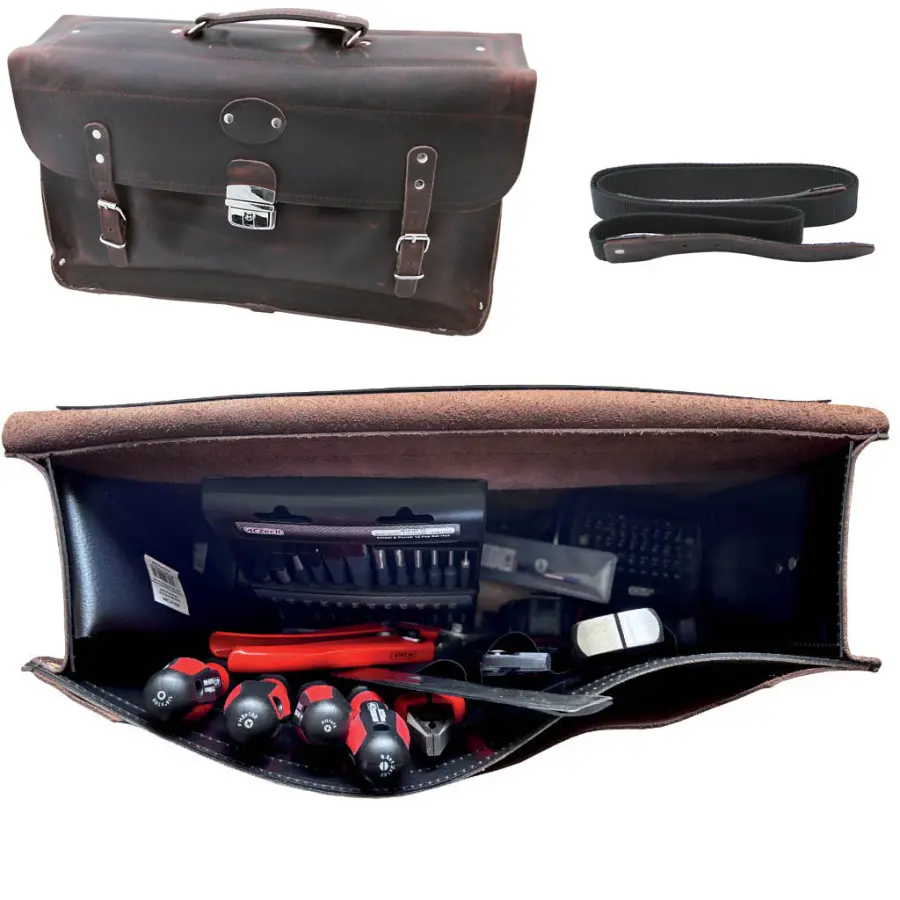 Brašna montážní a elektrikářská 440x260x150mm s výbavou pro řemeslníky