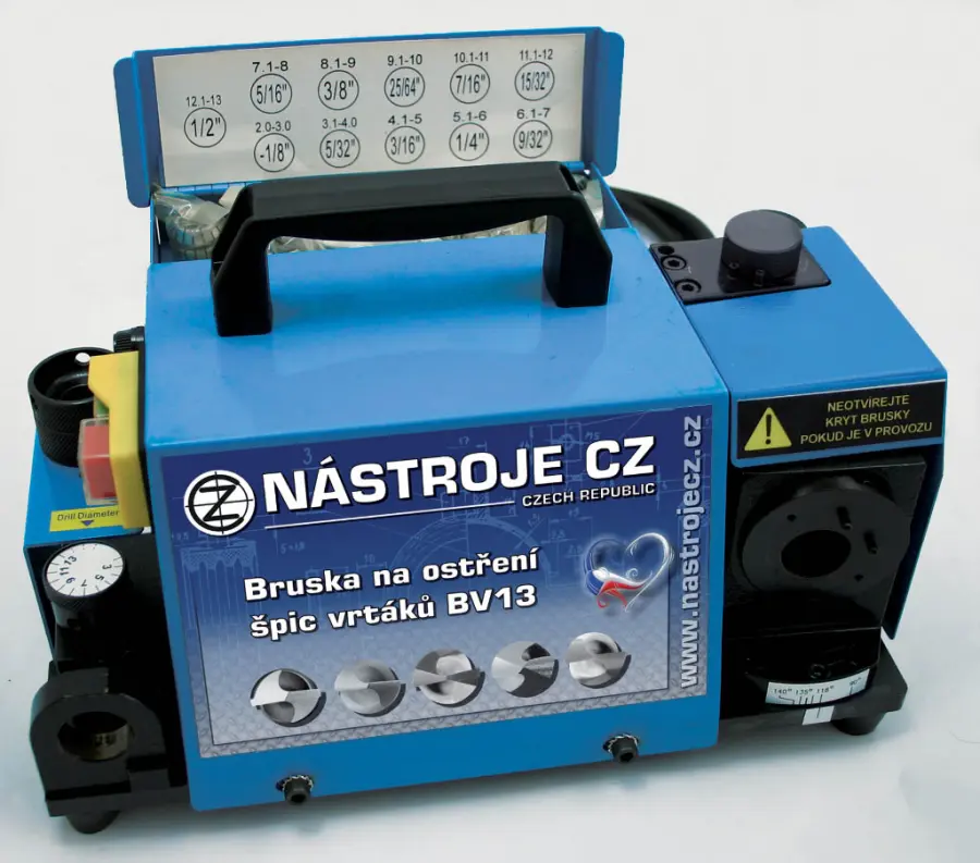 Bruska na vrtáky BV13 rozsah 2-13mm, 230V, 0,25A, 45W