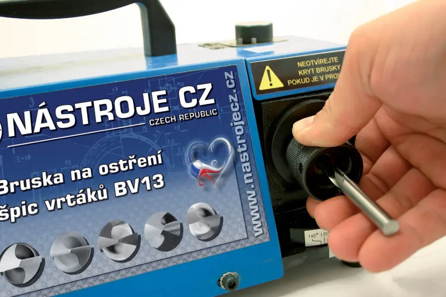 Bruska na vrtáky BV13 rozsah 2-13mm, 230V, 0,25A, 45W