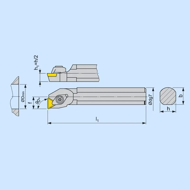 Nůž S25R-CTFPR 16 /S/ PRAMET