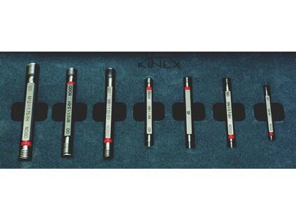 Mezní závitový trn - Metrický závit M, DIN 13 Sada M3,M4,M5,M6,M8,M10,M12 KINEX - KI93000-6H-012