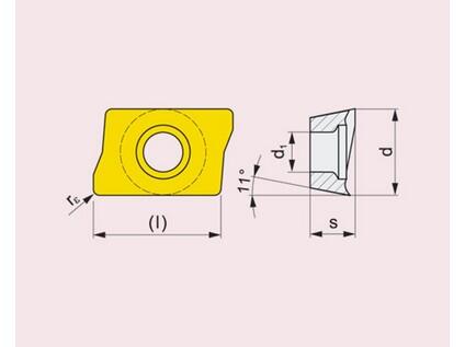 Frézovací VBD ostatní + vrtací 80014538 / 6753398 APKX 15 G4 -S- PRAMET - PM-APKX-1505PDSR-R-8215