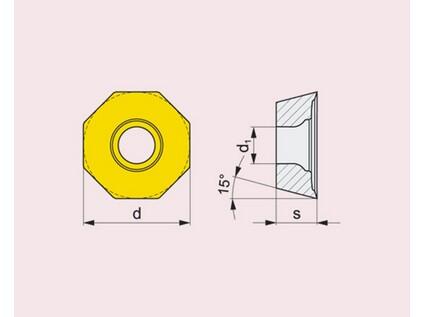 Frézovací VBD ostatní + vrtací 80024960 / 6800836 ODMT 05 G4 -S- PRAMET - PM-ODMT-0504ZZN-M8340
