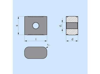 Soustružnické VBD negativní 80024352 / 6798496 LN.X 19, LN.X 30 A1 -S- PRAMET - PM-LNMX-301940SN-TF-T9310