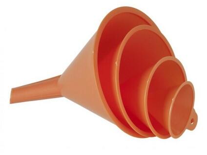 Sada 4 kusů plastových trychtýřů D 50, 75, 100, 120 - LK-Z02360