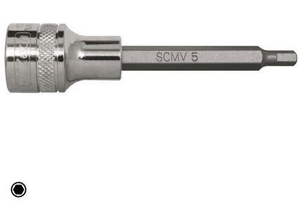 1/2" Zástrčná hlavice 5 mm (délka 100 mm) - 4CZ-122-03-05