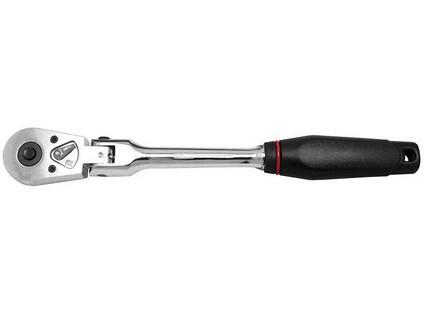 1/2" Ráčna kloubová s přepínací páčkou, 300 mm, 44 zubů - 4CZ-124-04