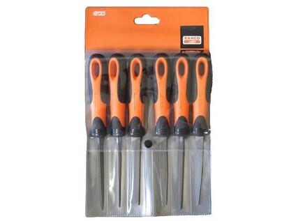 Sada 6 ks zámečnických pilníků 100mm sek3 200g b1 - BA-1-476-04-3-2