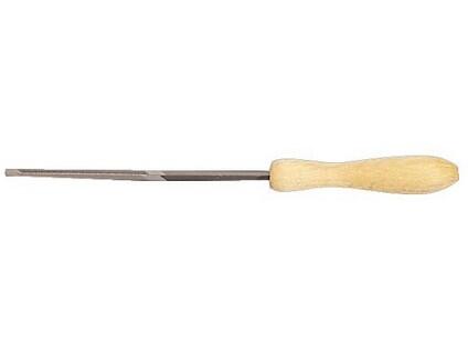 trojúhelníkový pilník na pily, oboustranný 8"/200-2, dřevěná rukojeť - BA-4-190-08-2-0