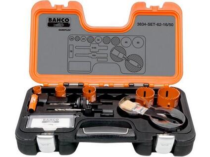 Sada děrovacích pil SANDFLEX 16,20,25,32,40,50 + 2 trny - BA-3834-SET-62-16/50